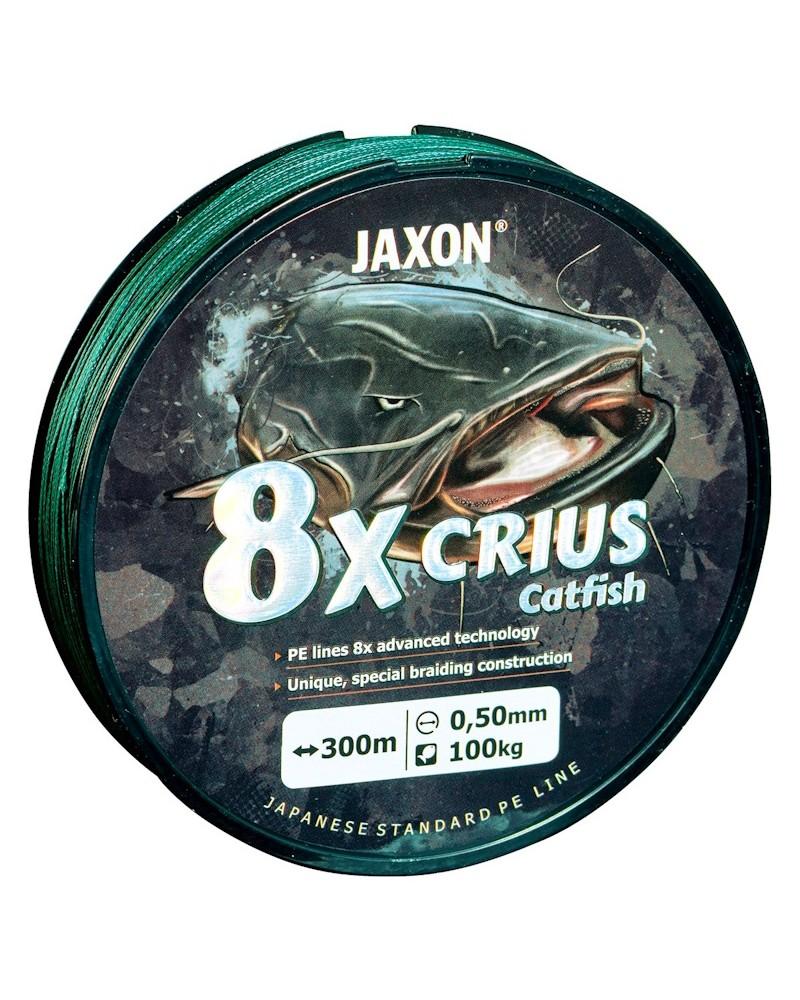 Plecionka Sumowa Jaxon Crius 8x Catfish Green 300m