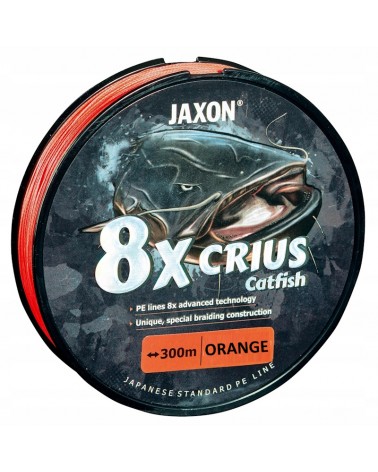 Plecionka Sumowa Jaxon Crius 8x Catfish Orange 300m