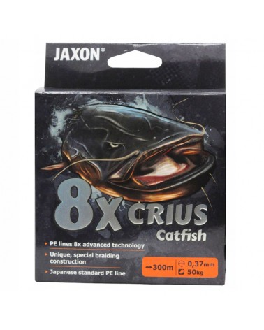 Plecionka Sumowa Jaxon Crius 8x Catfish Orange 300m