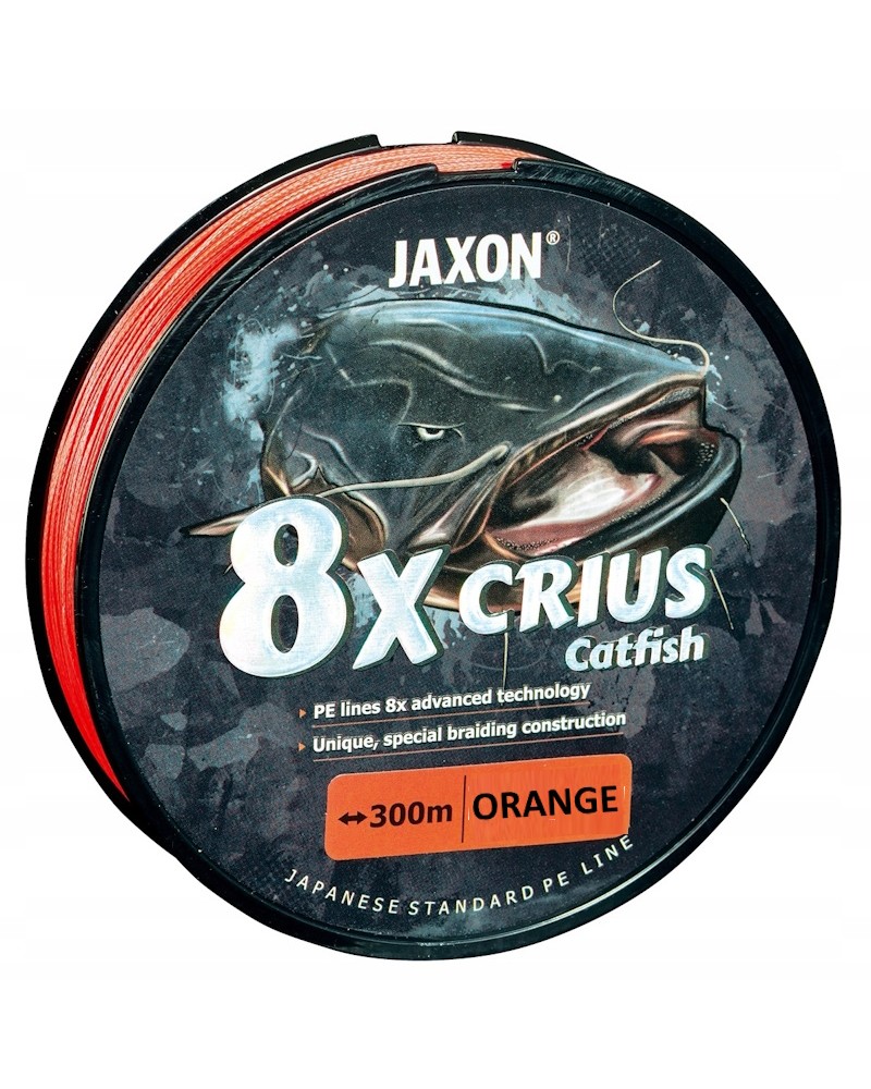 Plecionka Sumowa Jaxon Crius 8x Catfish Orange 300m