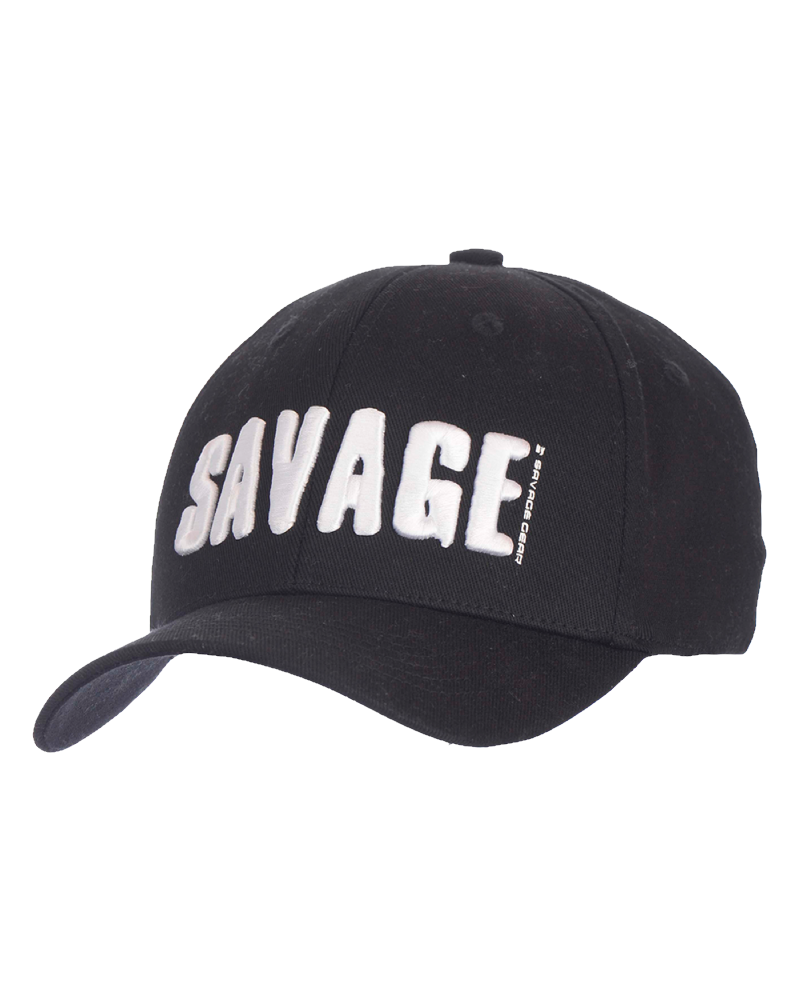 Czapka Savage Gear Simply Savage Cap 3D Logo One Size Black