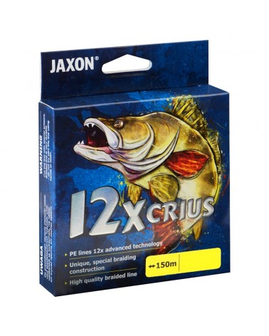 Plecionka Spinningowa Jaxon Crius 12x Fluo Żółta 150m
