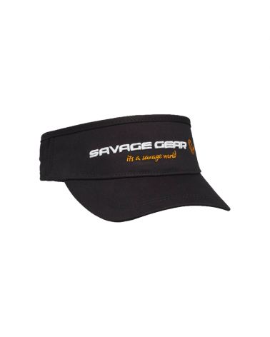 Czapka Savage Gear zapka Sun Visor One Size Black Ink
