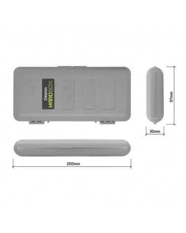Pudełko Na Przypony Method Feeder Delphin HardBox Reaxe 200x97mm
