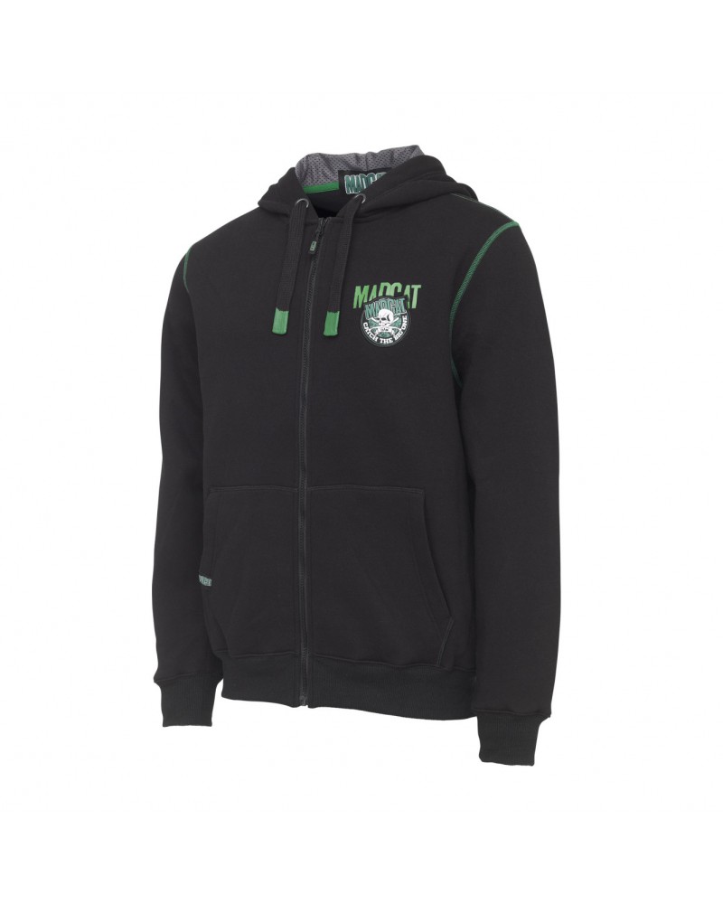 Bluza Madcat Badge Logo Zip Hoodie L Black Caviar