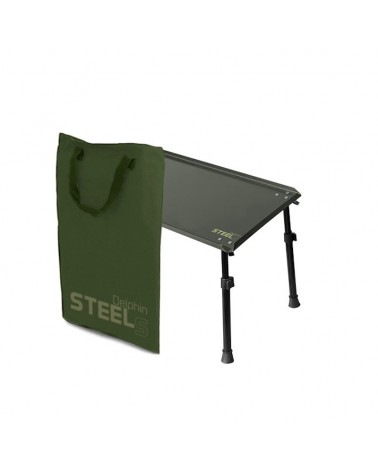 Stolik Na Akcesoria Karpiowe Delphin Steels L 47x30cm 23-33cm