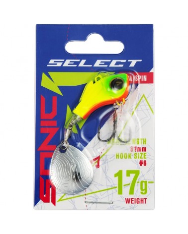 Przynęta Spinningowa Wirujący Ogonek Select Sonic 17.0g 01