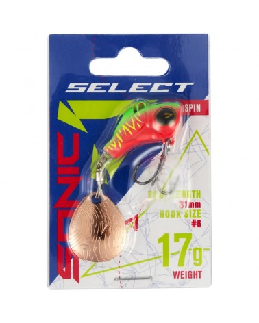 Przynęta Spinningowa Wirujący Ogonek Select Sonic 17.0g 04