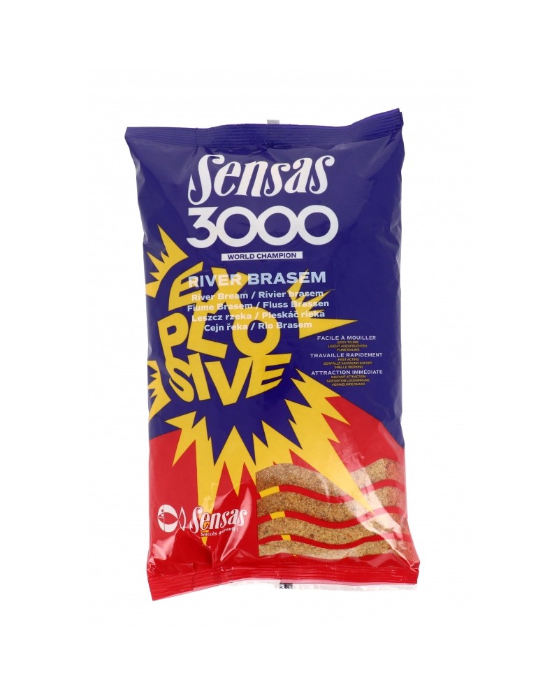Zanęta zawodnicza Sensas 3000 Explosive River Brasem 1kg