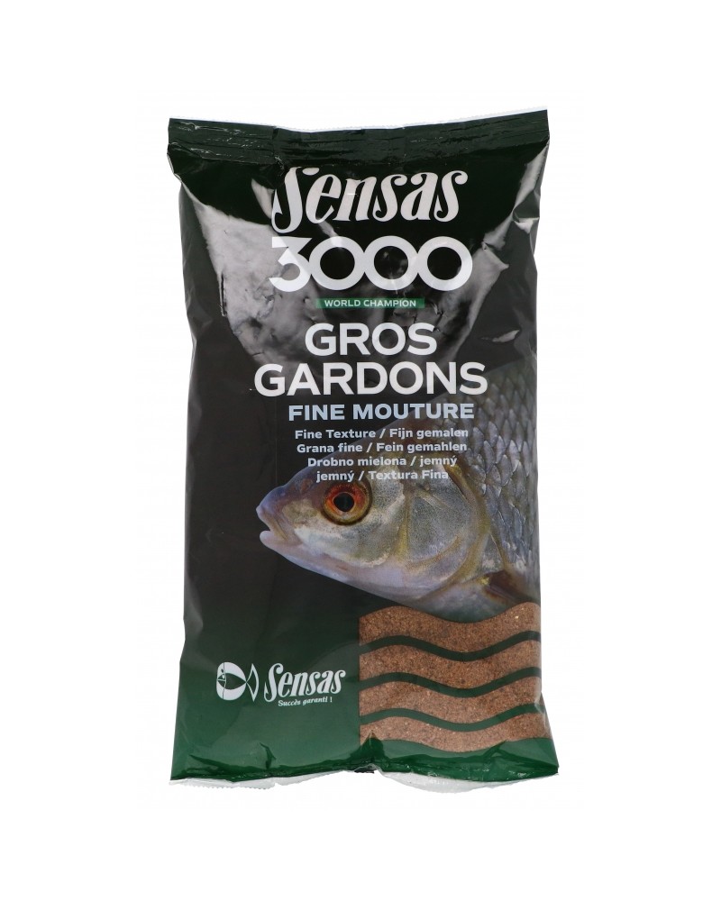 Zanęta zawodnicza Sensas 3000 Gros Gardons Fine Mouture 1kg