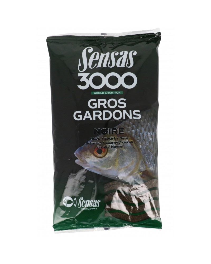 Zanęta zawodnicza Sensas 3000 Gros Gardons Noire 1kg