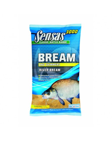 Zanęta zawodnicza Sensas 3000 River Bream 1kg