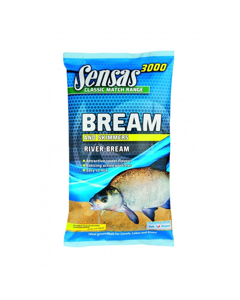 Zanęta zawodnicza Sensas 3000 River Bream 1kg