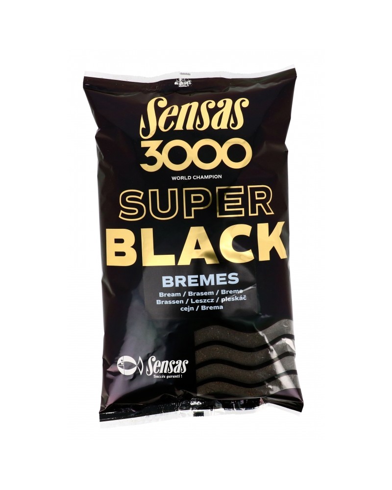 Zanęta zawodnicza Sensas 3000 Super Black Bremes 1kg