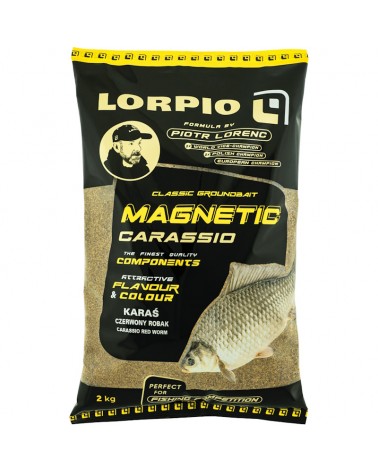 Zanęta Lorpio Magnetic Carassio Red Worm 2kg