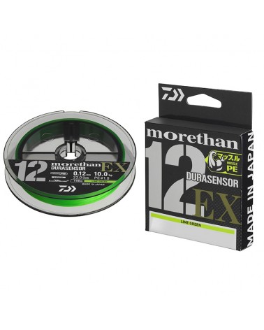 Plecionka Spinningowa Daiwa UVF Morethan Durasensor x12 EX+Si3 Lime Green