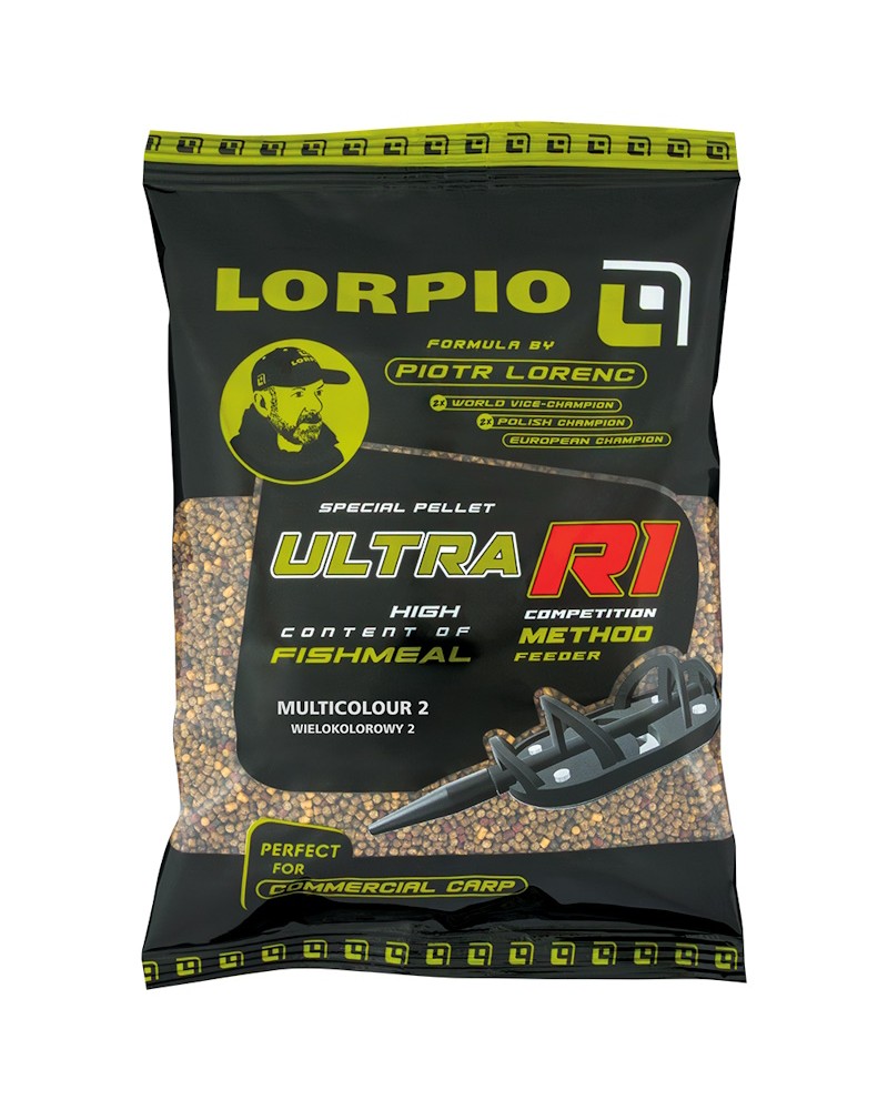Pellet Do Koszyka Method Feeder Lorpio Ultra R1 Multicolour 2.00mm 700g