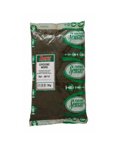 Dodatek Sensas Epiceine Noire 1kg Biszkopt z melasą czarny