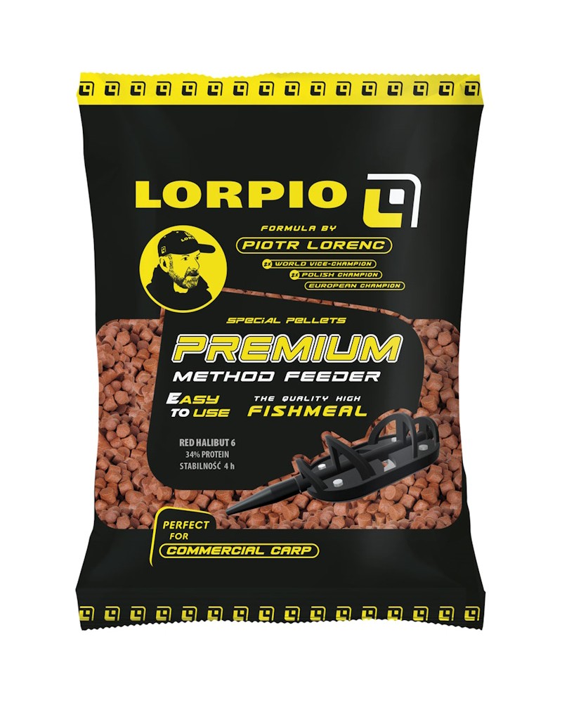 Pellet Zanętowy Method Feeder Lorpio Red Halibut