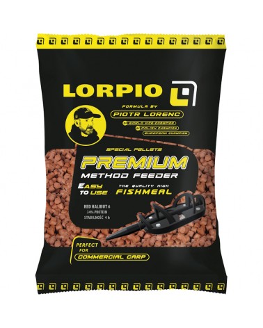 Pellet Zanętowy Method Feeder Lorpio Red Halibut