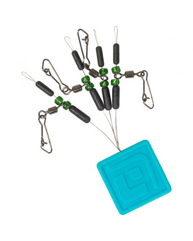Stopery Gumowe Stick Z Krętlikiem I Agrafką Lorpio Rubber Stops Swivel With Snap L 4szt.