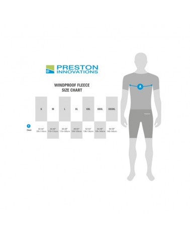 Kurtka Wiatroszczelna Polarowa Preston Windproof Fleece Jacket