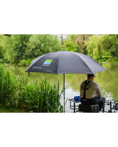 Parasol Wędkarski Preston Inception Fibreglass Flatback Brolly 50'' Czarny