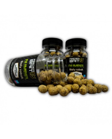 Feeder Bait Dumbel Biały Robak 75ml