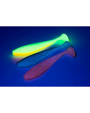 Guma Fox Rage Zander Pro Shad 10cm 4'' 7.5g Blue Back Ultra UV