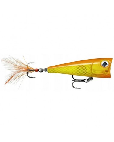 Wobler Rapala X-Light Pop 4cm 4.5g GFR Gold Fluroscent Red Popper Floating