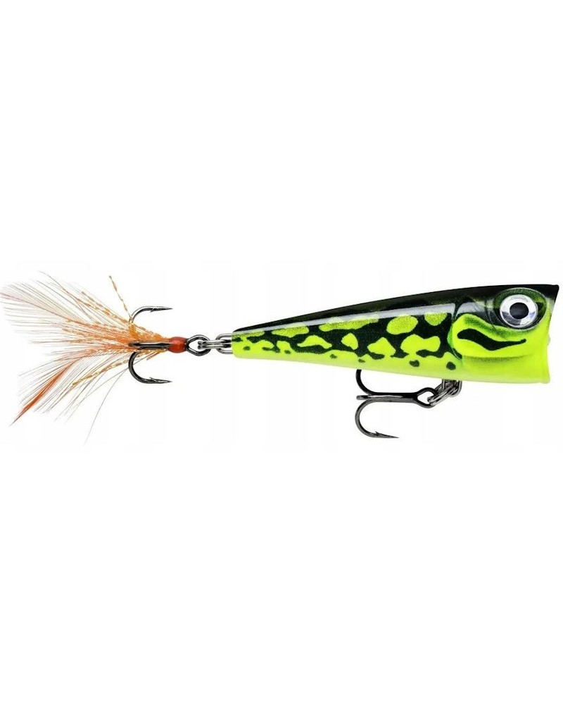 Wobler Rapala X-Light Pop 4cm 4.5g LF Lime Frog Popper Floating