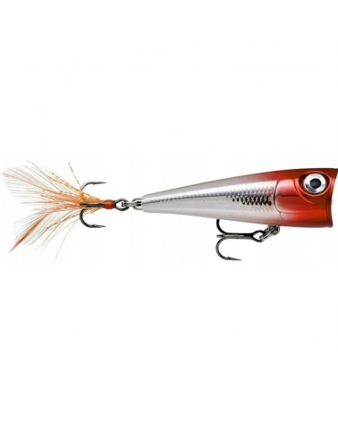 Wobler Rapala X-Light Pop 4cm 4.5g RH Red Head Popper Floating