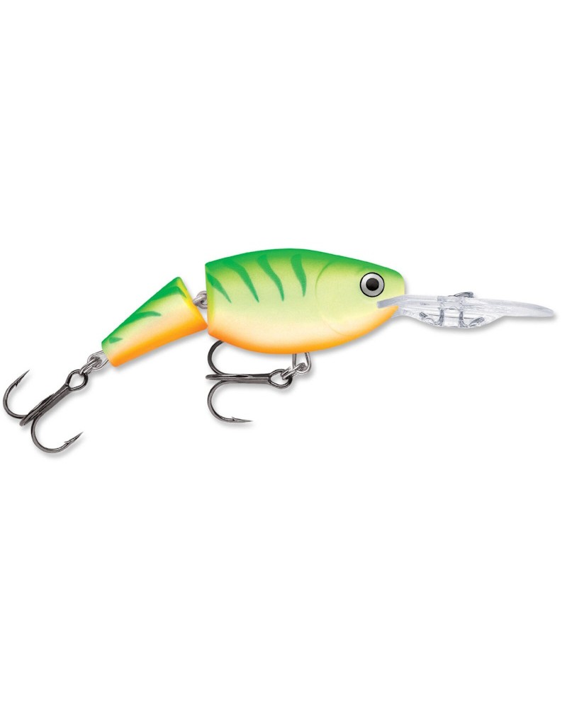 Wobler Rapala Jointed Shad Rap 7cm 13g GTU Green Tiger UV 2.1-4.5m Suspending