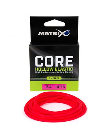 Amortyzator Do Tyczki Pusty Matrix Core Hollow Elastic Size 14-16 2.4mm 3m Pink