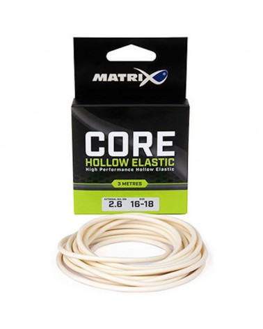 Amortyzator Do Tyczki Pusty Matrix Core Hollow Elastic Size 16-18 2.6mm 3m White