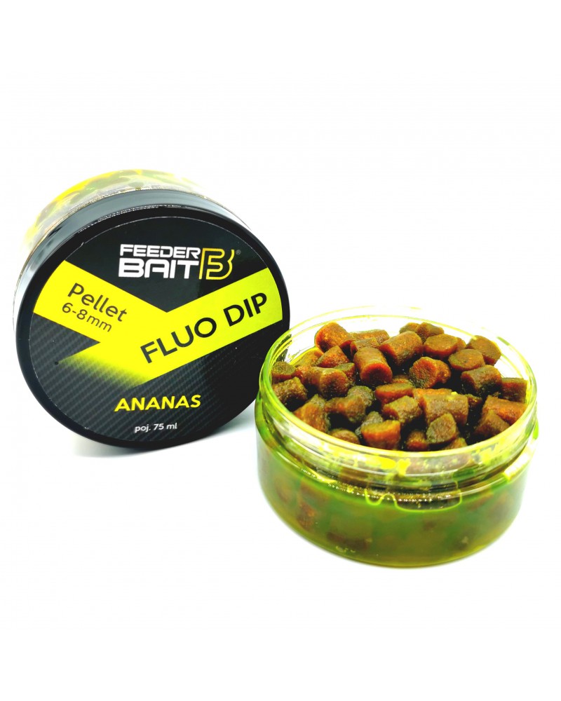 Pellet Feeder Bait 6-8mm DIP Ananas 75ml