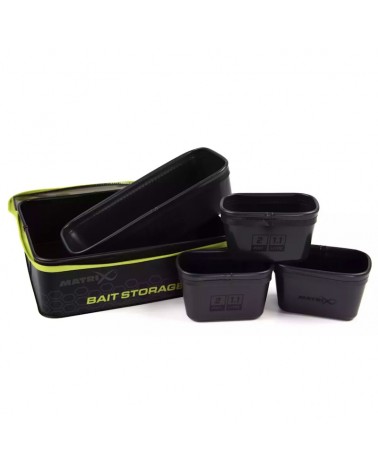 Organizer Zestaw Pojemników Matrix EVA Bait Storage Tray 34.5x32x11cm