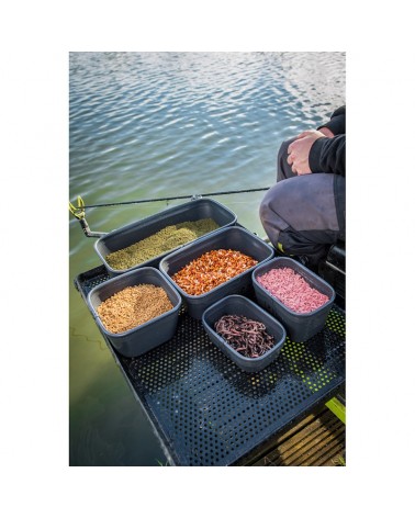 Zestaw Pojemników Matrix EVA Stacking Bait Tub Set 5szt. (6pt 4pt 3pt 2pt 1pt)