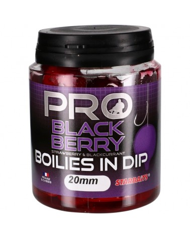 Kulki Haczykowe Starbaits Probiotic Boilies In Dip Black Berry 20mm 150g
