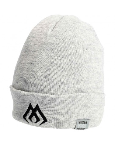 Ciepła Wędkarska Czapka Zimowa Mikado Beanie Szary
