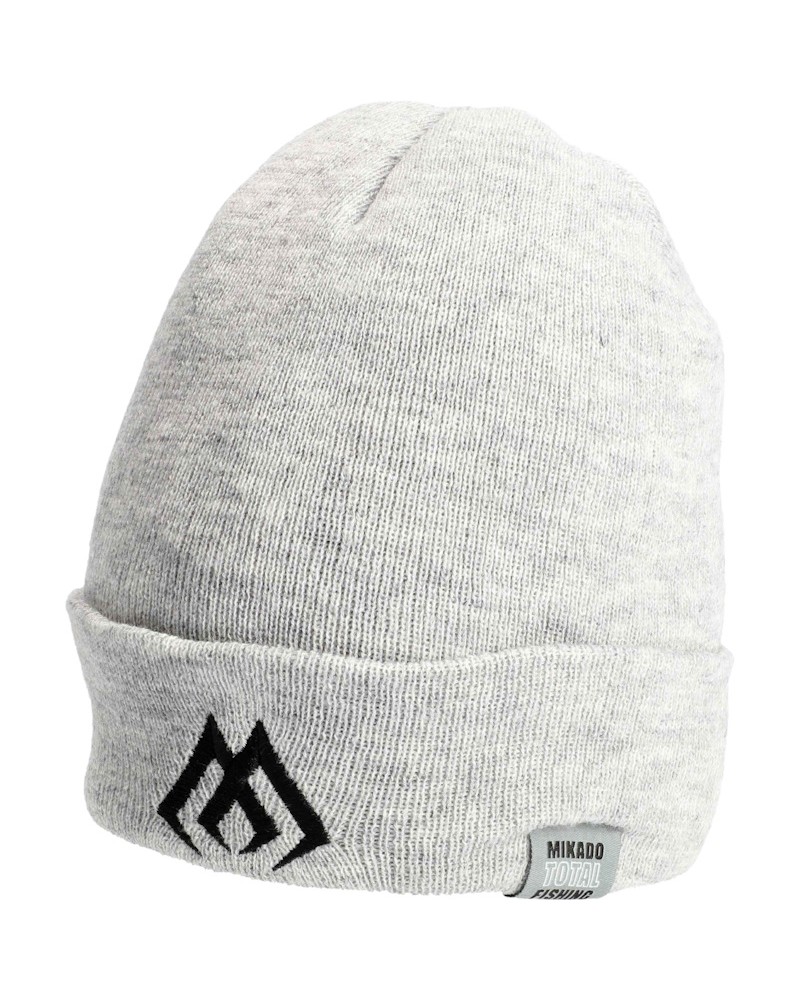 Ciepła Wędkarska Czapka Zimowa Mikado Beanie Szary