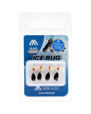 Przynęta Podlodowa Mikado Ice Bug 9.5mm 0.8g Czarno Czarny 1szt.
