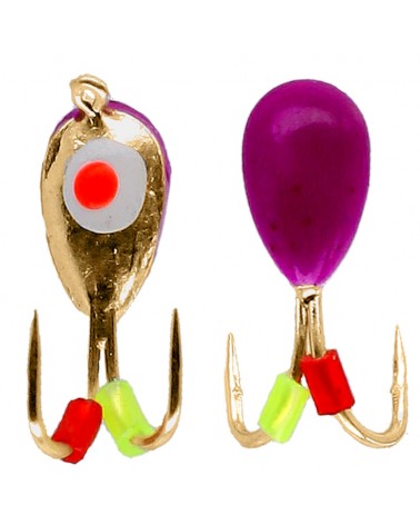 Przynęta Podlodowa Mikado Ice Bug 9.5mm 0.8g Fioletowo Złoty 1szt.