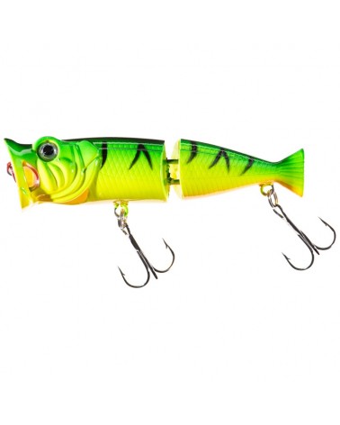 Wobler Powierzchniowy Jaxon Atract Jointed Popper 8cm 11g D Pływający