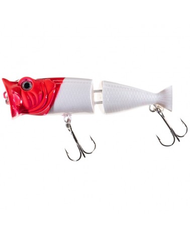 Wobler Powierzchniowy Jaxon Atract Jointed Popper 8cm 11g E Pływający