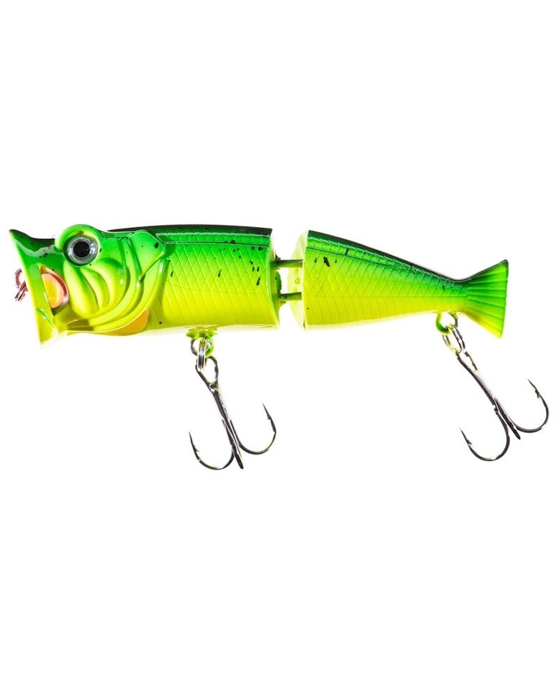 Wobler Powierzchniowy Jaxon Atract Jointed Popper 8cm 11g F Pływający