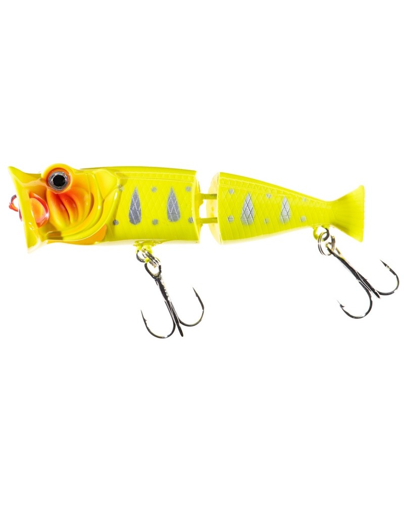 Wobler Powierzchniowy Jaxon Atract Jointed Popper 8cm 11g H Pływający