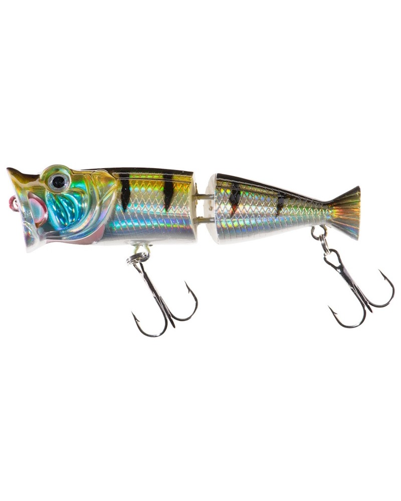 Wobler Powierzchniowy Jaxon Atract Jointed Popper 8cm 11g I Pływający