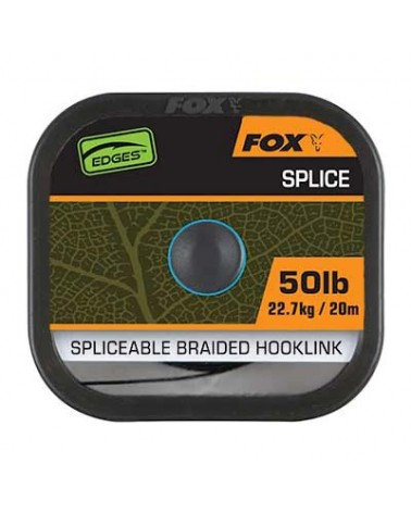 Plecionka Przyponowa Fox Edges Naturals Splice Hooklength 50lb 22.7kg 20m