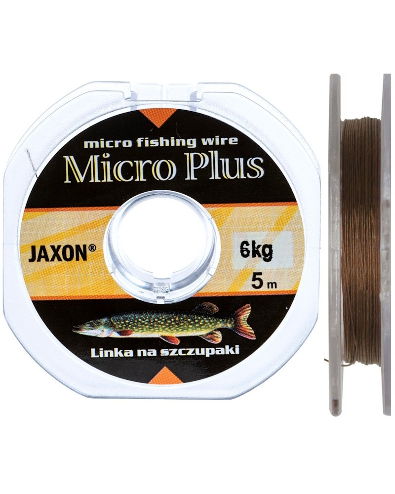 Przypon Stalowy Na Szpulce Jaxon Micro Plus 5m 6kg